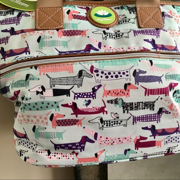 Lily Bloom Bags Lily Bloom Totally Pawsome Dachshund Lunch Tote